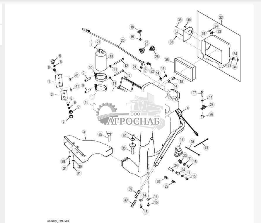 Модуль системы кондиционирования воздуха и обогревателя ( 